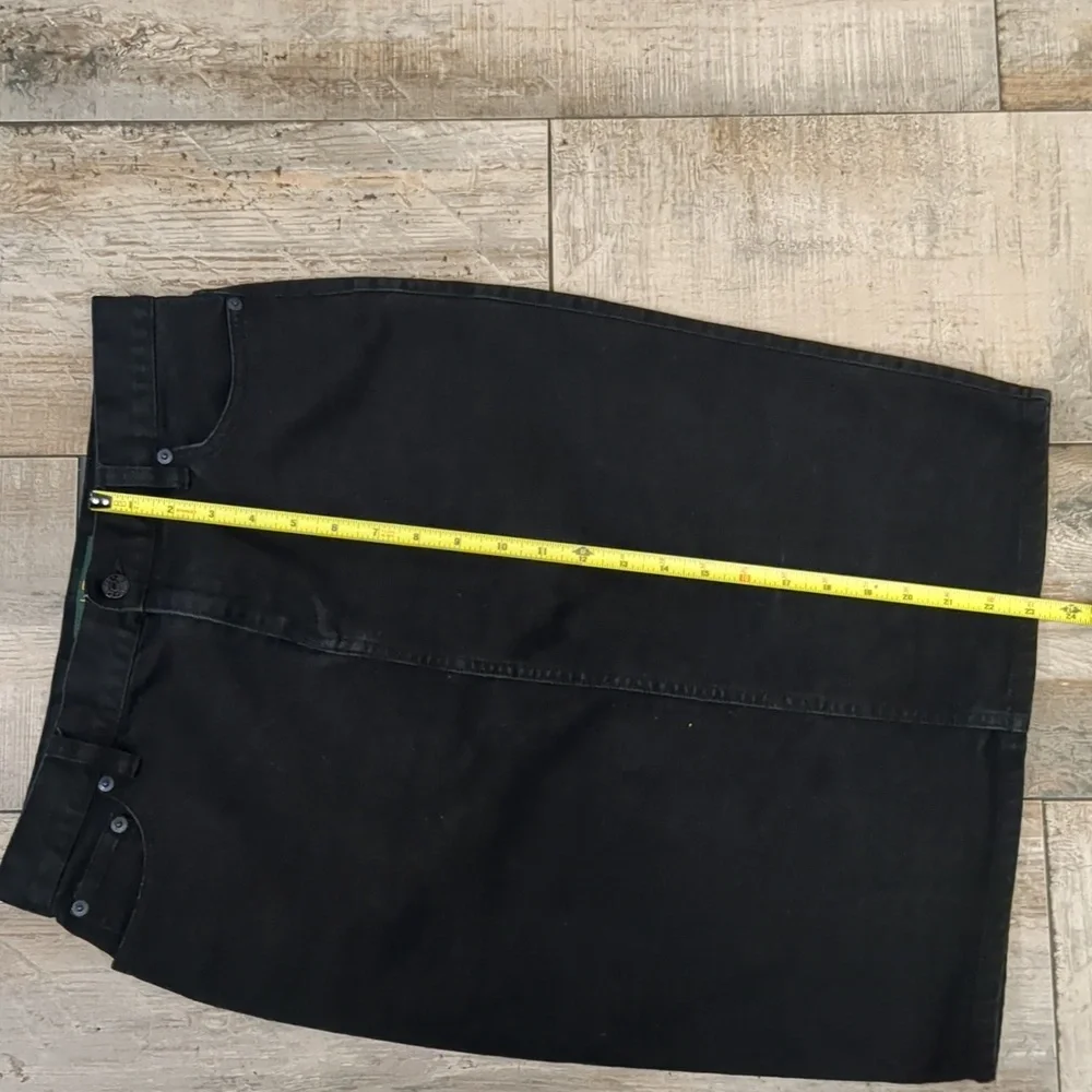 Ralph Lauren Jeans Co. Midi pencil black skirt - Picture 5 of 6